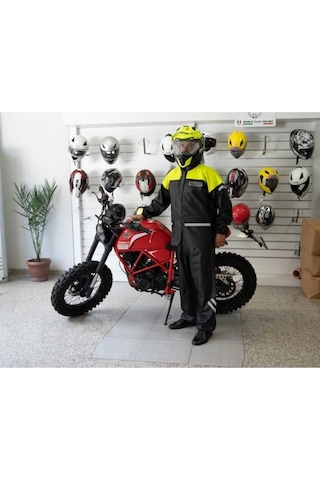 Forte Gt 1134 Cepli Motosiklet Yağmurluk Takımı Sarı