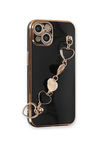 Northcity Apple Uyumlu Apple iPhone 14 Kılıf Esila Silikon - Siyah