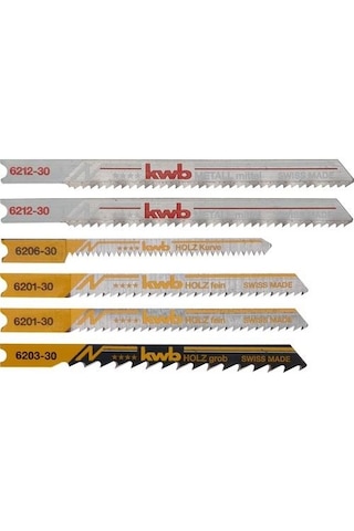 Kwb Kutulu Dekupaj Testere Bıçak Set 6parça 625630