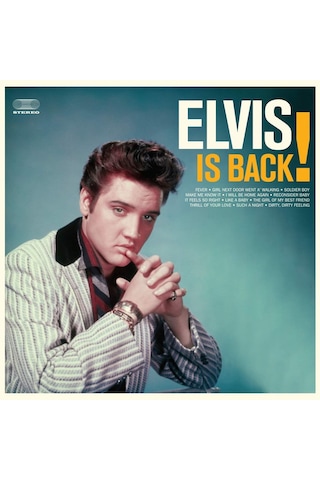 Elvis Presley - Elvis Is Back - Limited Edition In Solid Orange Colored Vinyl. - Plak