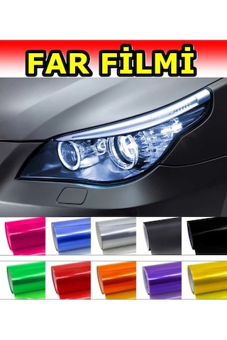 Far Stop Filmi Turuncu Folyosu Kaplama Şeffaf Dayanıklı 1 Metre