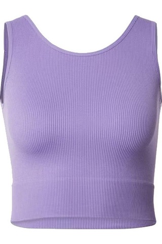 Only Play Kadın Bustiyer Onpjaıa Lıfe Un Sl Seam Short Top Noos 15250051-aster Purple Mor
