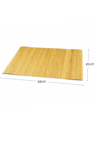 Ahşap Amerikan Servis Altlığı 45x69 Cm Doğal Görünümlü, Şık Ve Dayanıklı Ahşap