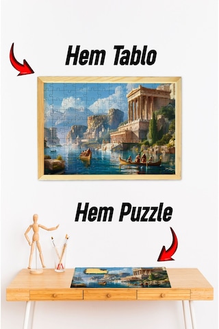 Ahşap Çerçeveli Puzzle - Tablo Hthp - 004 23 X 32 120 Parça