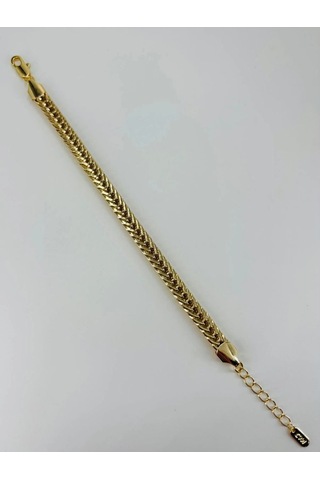 Tedar Renk Pirinç Cm Bileklik 17+4 Cm - Kbl0473 Najmaddin Standart