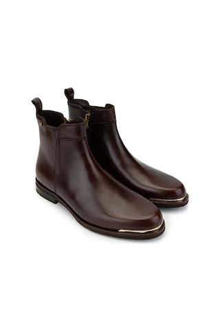 Tamer Tanca Erkek Hakiki Deri Kahverengi Casual Bot 183 40003 Erk Bot Sk24-25 Kahve Kahve