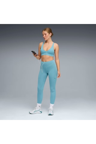 Puma Shapeluxe Plunge Spor Sütyeni 527481 46 Mavi