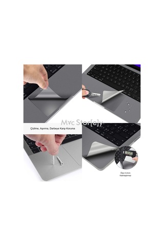 Apple Uyumlu MacBook Pro 16 İnç Kılıf Touchpad Sticker Film Koruyucu 2019 Yılı Cihazı A2141 İle