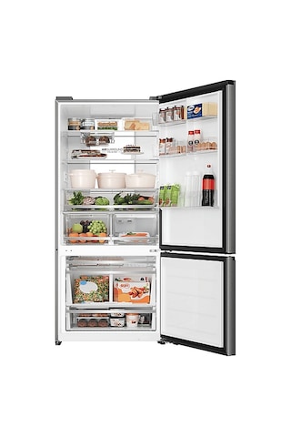 Haier HDR5818DNSS 640 L No Frost Alttan Donduruculu Buzdolabı