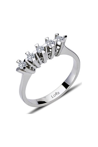 Lova G Renk 0,32 Karat Pırlanta Beştaş Yüzük - 1070075
