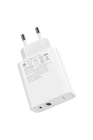 Baseus Speed Pps Vooc C+A Qc, Şarj & Data Aktarım Kablosu, Beyaz