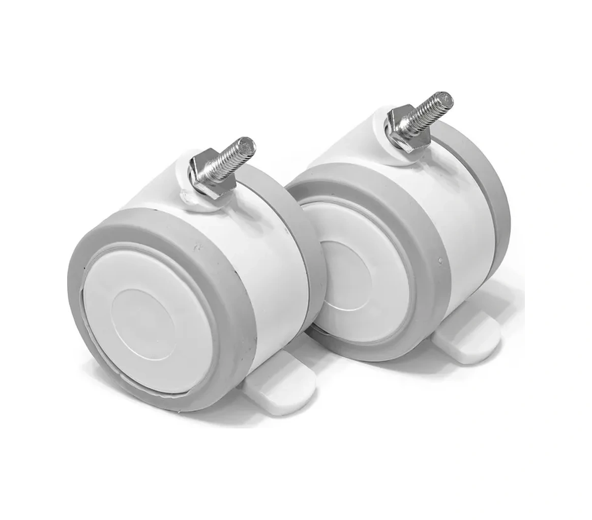 Bo-ny Mobilya Tekerlekleri M6 Kauçuk Kaplı 4 Adet 221850896 Beyaz