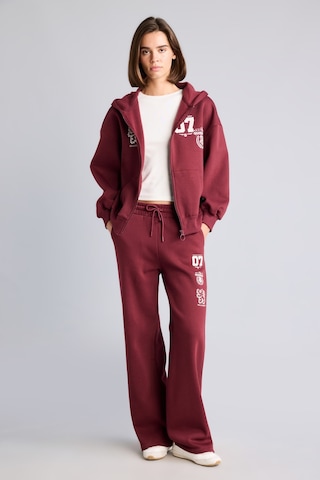 Defacto Harry Potter Gryffindor Baskılı Kapüşonlu Oversize Fermuarlı Kalın Hırka Sweatshirt I3023ax26aubr98 Bordo-br98