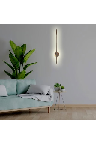 Mimarled Çubuk Led Aplik Aydınlatma Gold 70 Cm Gün Işığı Gold
