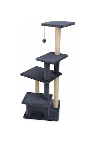 Missidea Mg02 Premium Çok Katlı Uzun Boy Kedi Tırmalama Tahtası Antrasit