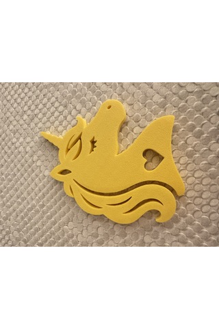 3d Baskı Sevimli Tek Boynuzlu At Duvar Dekoru Çocuk Odası Duvar Süsü
