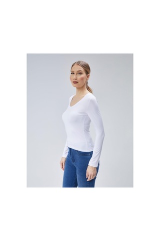 Virago 2'li Soft Touch V Yaka Uzun Kol Bluz/body Beyaz - 687153486 Beyaz - 687153486 Beyaz