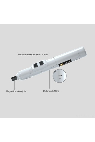 Singree "usb Şarjlı Kablosuz Mini Elektrikli Tornavida - Çift Tork Modlu, Hızlı Ve Pratik"