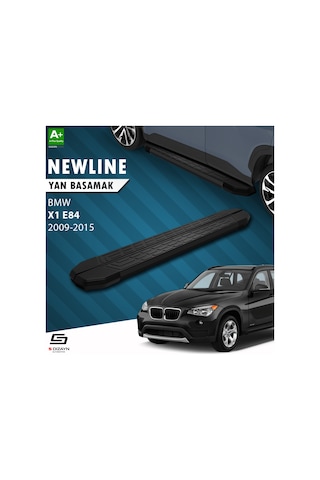 S-dizayn Bmw X1 E84 Newline Siyah Yan Basamak 183 Cm 2009-2015