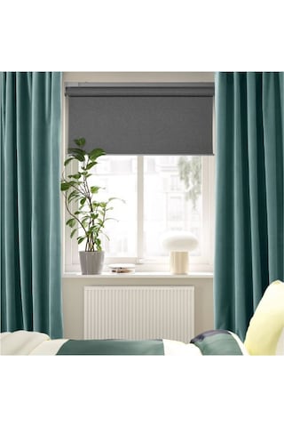 Ikea Sanela Fon Perde 140x300 Cm Turkuaz