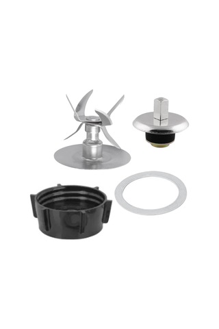 Xurunkeji Oster Osterizer Parçaları İçin Bağlantı Parçalı Blender Bıçağı, Bağlantı Parçalı 6 Noktalı Fusion Bıçağı Kiti Gümüş