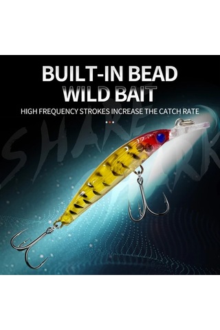 Fochsia 56 Adet Yüksek Kaliteli Yapay Balık Oltası Seti - Tatlı Ve Tuzlu Su Balıkçılığı İçin Gerçekçi Tasarım