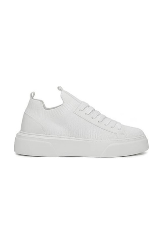 Daytex 1111-1 Erkek Full Triko Neolit Taban Sneaker Beyaz