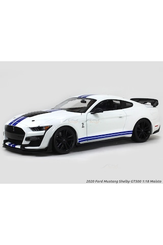 Maisto 1:18 2020 Mustang Shelby Gt500 Beyaz Model Araba