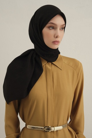 Armine Siyah Lyocell Eşarp 01 Siyah