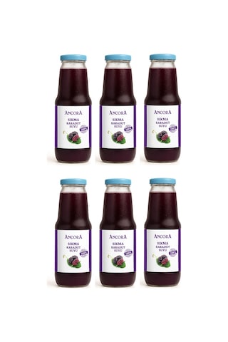 Ancora Sıkma Karadut Suyu 1 Lt X 6 Adet