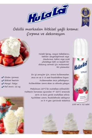 Hulala Sprey Şanti 12 x 250 G