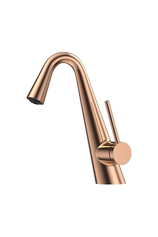 Fg-4513 Parlak Rose Lavabo Bataryası Rose Gold