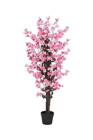 Yapay Ağaç Pembe Japon Kiraz Çiçeği Bahardalı Ağacı Sakura Çiçeği