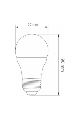 Led Ampul E27 220V Beyaz 5W 6500K Wondeks