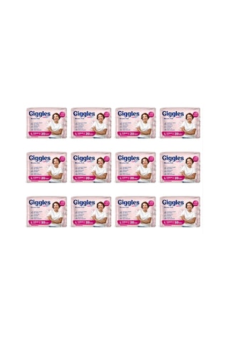 Giggles Kadın Mesane Pedi Large Bladder Pad 12x20 Paket 240 Adet L