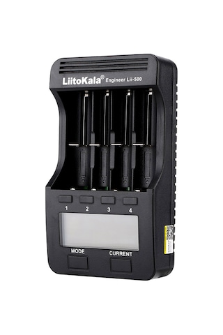 Monyee Akıllı Şarj Cihazı: 4 Slotlu Lcd Ekranlı, Ni-mh/ni-cd/li-ion Piller İçin Otomatik Şarj