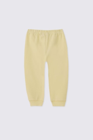 Panço Liberty Kumaş Yenidoğan Patikli Sarı Pantolon 5611GN04002