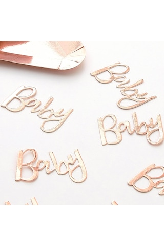 Baby Shower Konfeti - Rose Gold Tüm Yaşlar