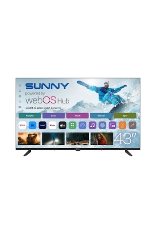 Sunny SN43FPRL Full HD 43" 109 Ekran Uydu Alıcılı webOS Smart LED TV