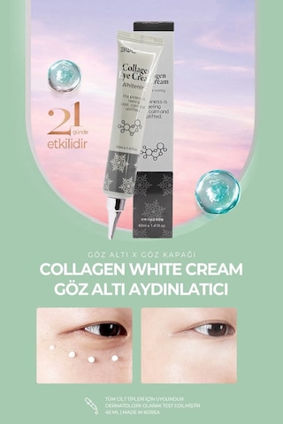 3w Clınıc Göz Altı Aydınlatıcı Ve Karşıtı Collagen Göz Kapağı Ve Göz Çevresi Kremi
