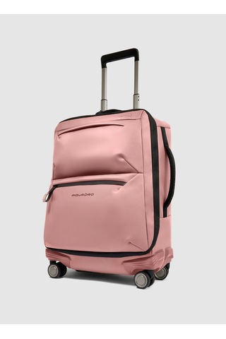 Piquadro Pembe Kabin Boy Çekçekli Kumaş Valiz Bv6377c2ow