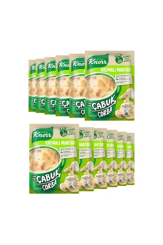 Knorr Kremalı Mantar Çabuk Çorba 12 x 19 G