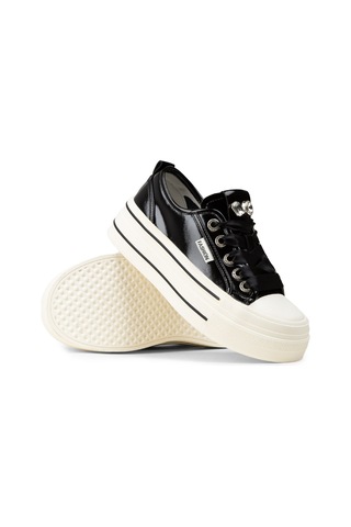 Deery Kadın Siyah Rugan Sneaker Ayakkabı - K0524zsyhc01 Siyah