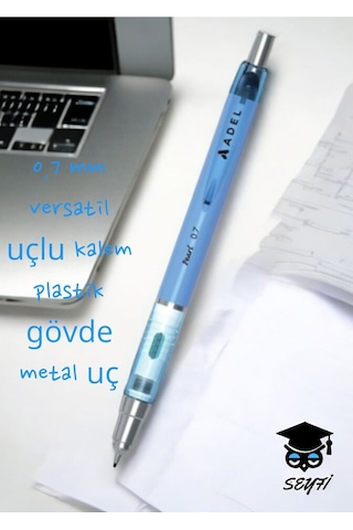 0,7 Mm Versatil Uçlu Kalem Plastik Gövde Metal Uç Yeşil