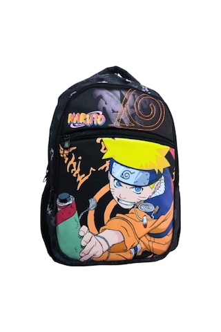 Naruto Lu 3 Bölmeli Okul Çantası İlkokul İnverteks Siyah