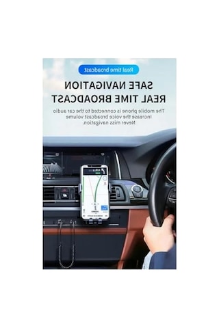 Bluetooth 5.0 Araç Kiti - Kablosuz Ses Alıcısı Ve Aux Adaptörü