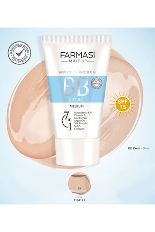 Farmasi Bb Fondöten 15 Spf Medium 03 50 ML Farmasi Bb Fondöten 15 Spf Medium 03 50 ML