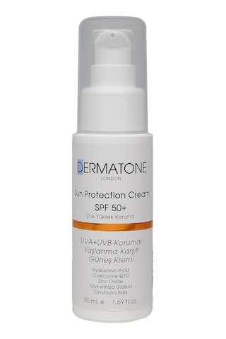 Dermatone Uvb + Uva Hyaluronic Acid And Coenzyme Q10 SPF 50 + 50 ML