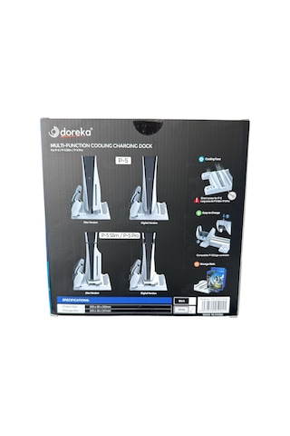 Ps5 Slim Ve Tüm Modeller İçin Multi Fonksiyon Soğutma Ve Şarj Ünitesi