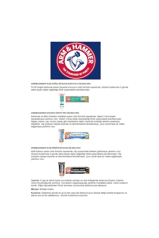 Arm & Hammer Advance White Pro Diş Macunu 2 x 75 ML